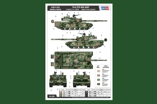 Vista 5 de Hobby Boss Kit de armadura Pal Ztz-99A MT