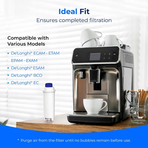 Vista 4 de Waterdrop DLS C002 - Filtro de agua para café, repuesto para filtro De'Longhi®, filtro de agua Magnifica Evo, serie ECAM/ETAM/EPAM, EC680/5