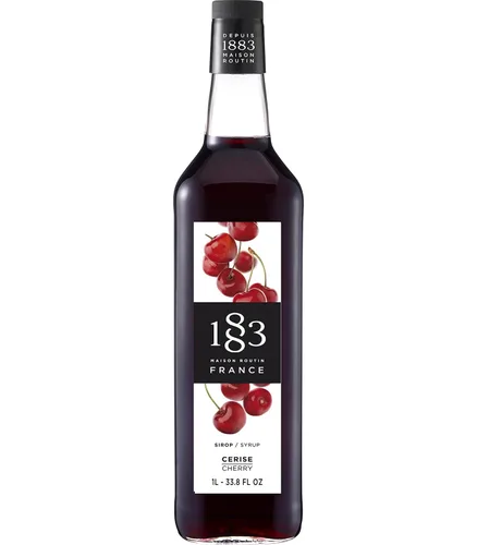 Vista 39 de 1883 Jarabe de Amaretto para bebidas, fabricado en Francia, botella de plástico de 1 litro