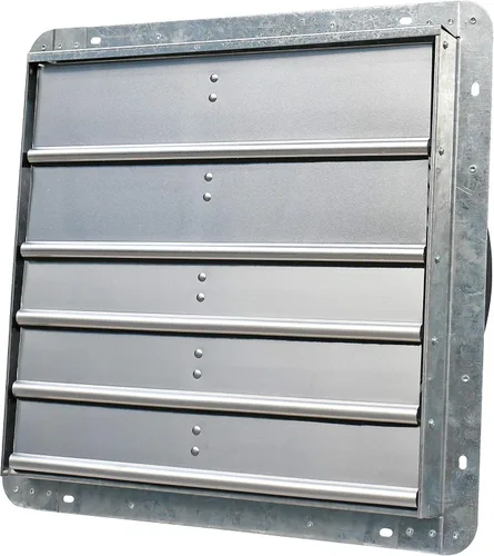 Vista 4 de iLIVING Ventilador de obturación de velocidad variable montado en la pared, Aluminio, Plateado, 18