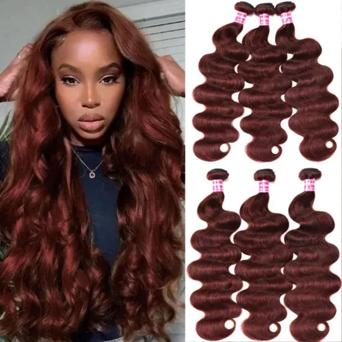 Vista 10 de Beauty Forever #FB30 - Extensiones de cabello humano virgen Remy virgen sin procesar de 8 pulgadas, 8 pulgadas FB30 Color 1 Bundle