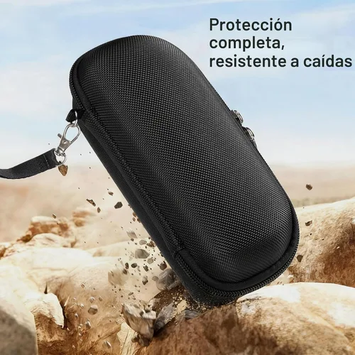 Vista 3 de CoBak Funda de transporte para gafas inteligentes Ray-Ban Meta y Oakley, con kit de accesorios 4 en 1, funda, mosquetón, correa y cojín