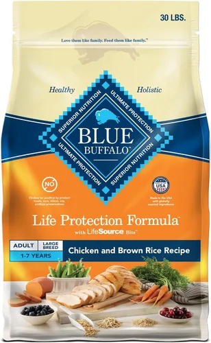 Vista 14 de Blue Buffalo Life Protection Formula Large Breed Adult Dry Dog Food, promueve la salud de las articulaciones y los músculos magros, hecho