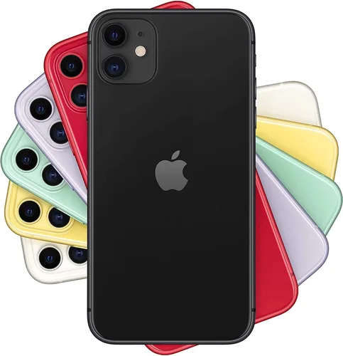Vista 3 de Apple - iPhone 11, versión de EE.UU., 64GB, negro - GSM Carriers (renovado)