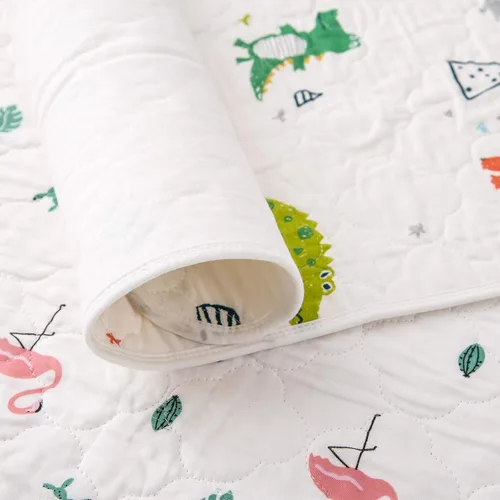 Vista 4 de Cambiador de pañales portátil para bebé, tapete cambiador impermeable, suave y cómodo, plegable, artículos esenciales para niños pequeños, regalos 2