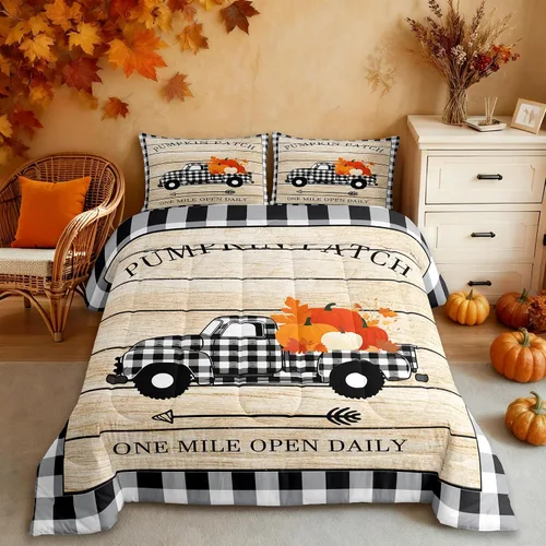 Vista 29 de Lindo juego de edredón de murciélago tamaño Queen con diseño de animales de Feliz Halloween, 3 piezas para decoración de habitación de niños