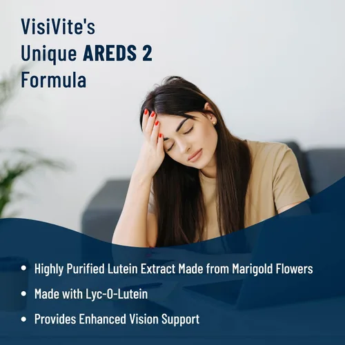 Vista 7 de VisiVite Super Lutein 444 - Vitaminas para los ojos únicas y claras – Vitaminas de luteína Max Vision para los ojos – Zeaxantina más luteína