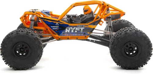 Vista 3 de Camión RC Axial 1/10 RBX10 Ryft 4WD Brushless Rock Bouncer RTR (Batería y Cargador No Incluidos), Naranja, AXI03005T1, Unisex Adulto