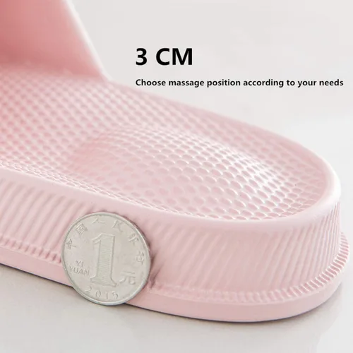 Vista 3 de Pantuflas de baño de espuma de masaje antideslizantes para hombre y mujer