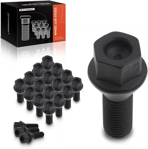 Vista 10 de A-Premium Reemplazo de pernos de rueda compatible con BMW Juego de 5 unidades para E81, E87, E88, E82, E21, E30, E36, E46, E90, E93, E92, E91