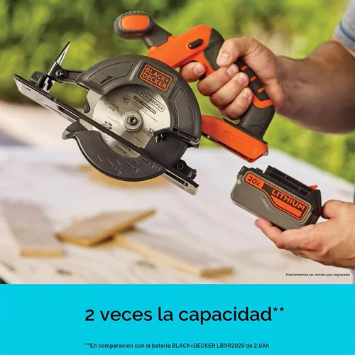 Vista 4 de Black & Decker LB2X4020-2 OPE Batería de litio, Pack de 2 unidades 20V