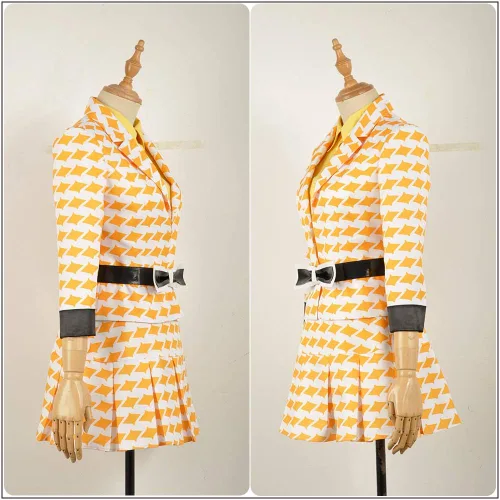 Vista 3 de Cos-Love Heathers The Musical Rock Cosplay Chandle Stage - Vestido de uniforme escolar para mujer, conjunto completo