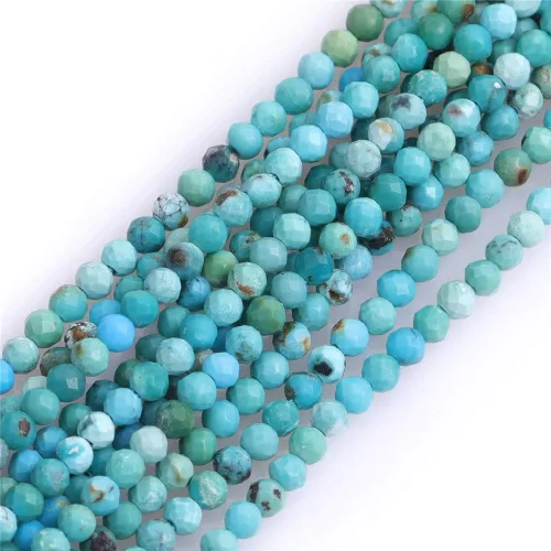 Vista 22 de GEM-Inside Cuentas espaciadoras redondas facetadas de gemas de lapislázuli azul natural semipreciosas de 2mm para hacer joyas 15