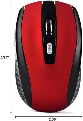 Vista 7 de Mouse inalámbrico, mouse para juegos de 2.4 G con receptor USB, mouse inalámbrico para laptop, PC, computadora de escritorio, portátil, artículos
