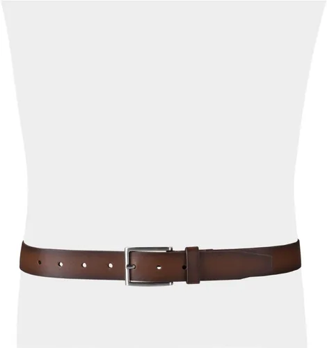 Vista 5 de Calvin Klein Cinturón de vestir para hombre plateado