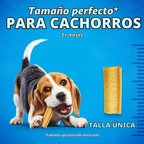 Vista 7 de Dentalife Masticables de dentición para cachorros para perros pequeños de 3 meses en adelante, sabor a pollo, 1.08 libras, 50 masticables - Bolsa