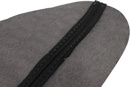 Vista 7 de AUTOKAY Paneles de puerta delantera de cuero Cubierta de reposabrazos para Honda Accord 2008-2012 Coupe Negro