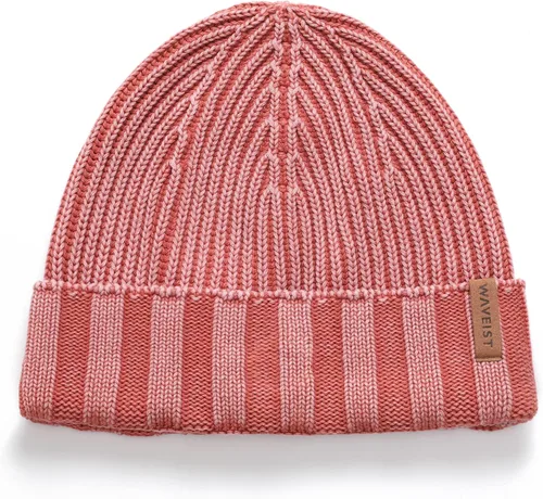 Vista 3 de WAVEIST Gorro 100% algodón para hombres y mujeres, gorro cálido y suave, unisex, adecuado para deportes de ocio de invierno, talla única