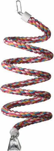 Vista 9 de Super Bird Creations - SB326 Juguete Bungee de pájaro grande a XL - Percha de cuerda para Amazonas, grises africanos, cacatúas, loros - Perca