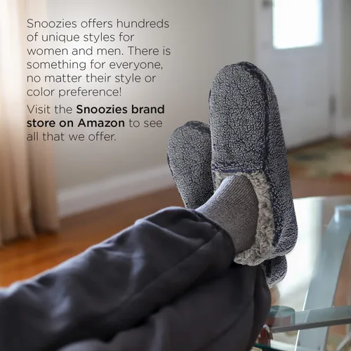 Vista 6 de Snoozies Slippers for Men - Mens Slippers - Soft Plush Camo Slippers