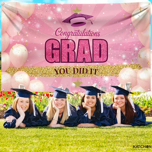 Vista 3 de KatchOn, Cartel de graduación 2026 – Grande, 72 x 44 pulgadas Cartel de felicitación de graduación Decoraciones de graduación 2026, suministros