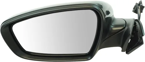 Vista 17 de TRQ Espejo plegable con calefacción eléctrica del lado del conductor con indicador de punto ciego pintura a juego negro liso compatible con Kia