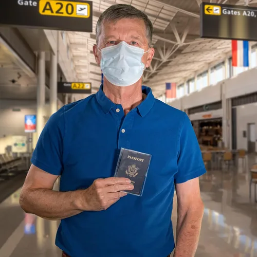 Vista 6 de Protector transparente para pasaporte, cubierta de plástico impermeable para pasaporte, protector de identificación de vinilo para documentos