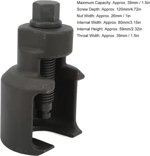Vista 3 de Arrache Rotule Poids Lourd,Extractor de herramienta separadora de rótula resistente, herramienta de extracción de rótulas, herramienta de camión