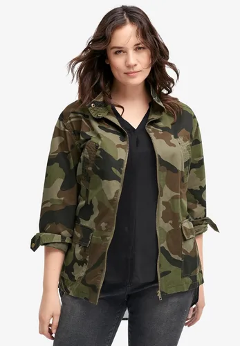 Vista 4 de ellos Chaqueta de camuflaje para mujer, ligera, con 4 bolsillos