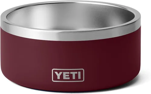 Vista 27 de YETI Boomer 8 - Tazón antideslizante y de acero inoxidable para perro, con capacidad de 64 onzas Blanco