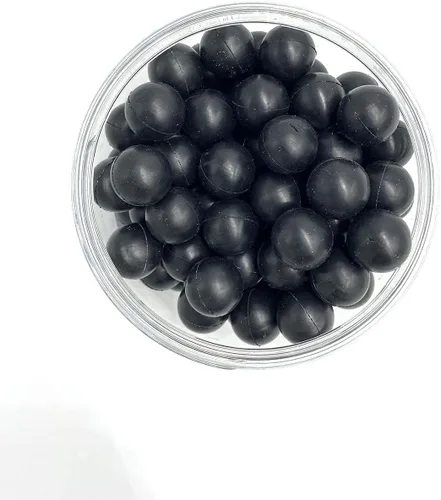 Vista 7 de 100 bolas de pintura Hard Rubber Balls de calibre 43, bolas de proyectiles reutilizables para pistolas de defensa doméstica y entrenamiento en .43