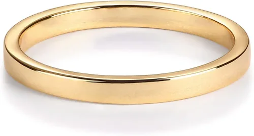 Vista 3 de PAVOI Anillo apilable giratorio chapado en oro de 14 quilates Bandas para mujer
