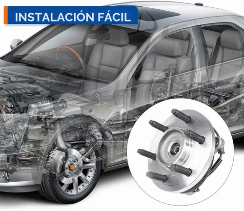 Vista 3 de PAROD Par 515142 4x4 4WD Conjunto de rodamiento de cubo de rueda compatible con Ford Expedition 2011-2014, Lincoln Navigator, Ford F150, 2011-2012
