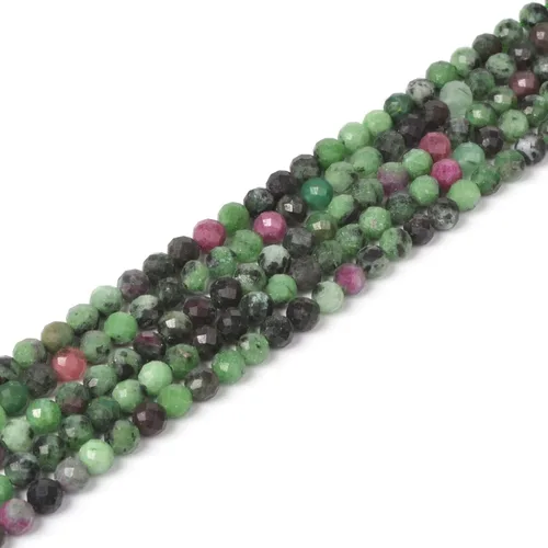 Vista 71 de Cuentas Redondas Facetadas de Ópalo Verde de 4 mm Sueltas de 16 Pulgadas para Hacer Joyas