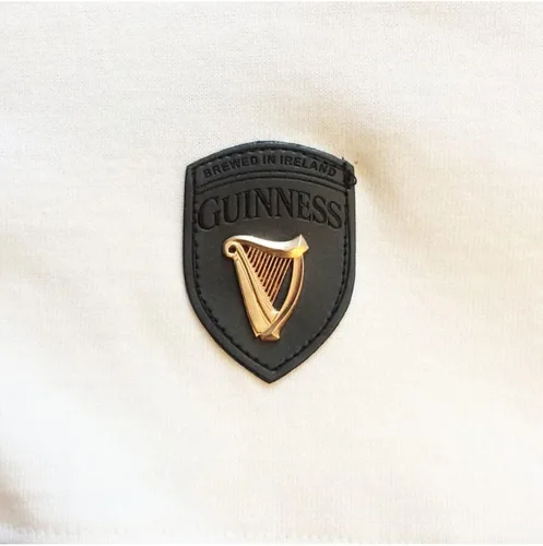 Vista 5 de Guinness - Camiseta de rugby de manga larga con diseño de estaño color crema