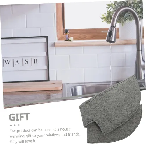 Vista 4 de OSALADI Alfombrilla antiderrames para bañera para fregadero de cocina, soporte de esponja absorbente, lavable, protector de fregadero reutilizable