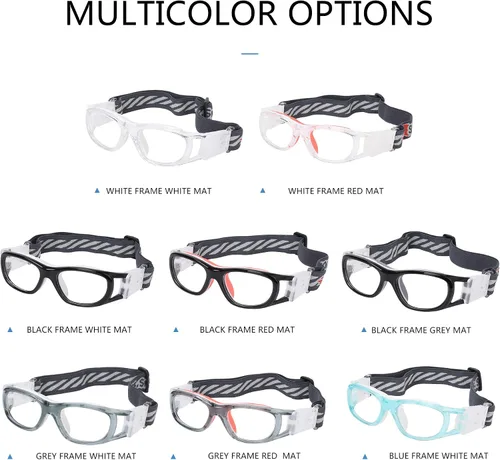 Vista 7 de SooGree Gafas deportivas para niños, baloncesto, regate, fútbol, fútbol, deportes, gafas protectoras de seguridad para los ojos