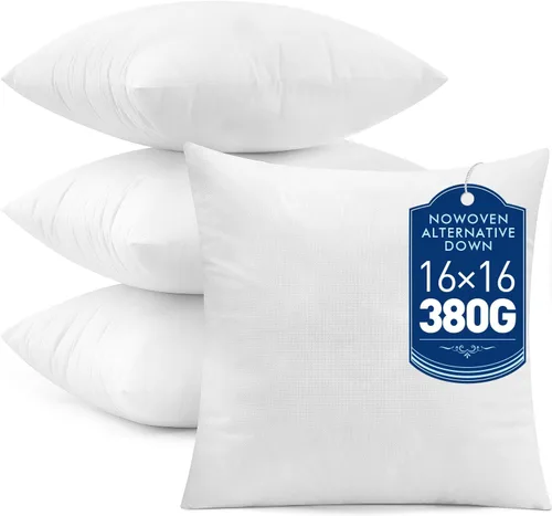 Vista 11 de MIULEE Juego de 2 rellenos de almohada decorativa de 12x20 pulgadas, rellenos de almohada no tejidos con relleno 100% virgen para sofá, sillón