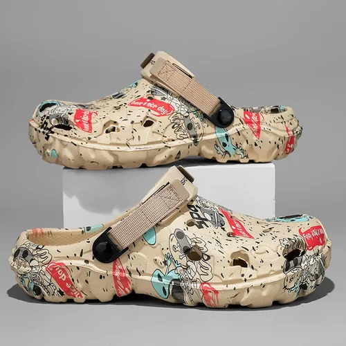 Vista 4 de Men Slip On Garden Clogs: Classic Summers - Outdoor Fashions Beach Sandals