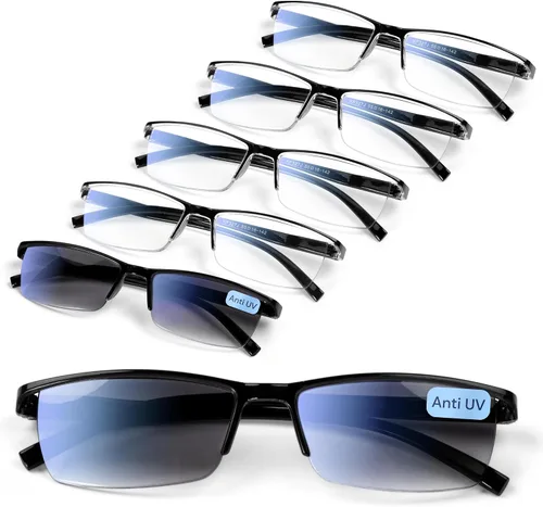 Vista 14 de Gaoye Executive Style Reading Glasses Men - Durable Readers with Blue Light Filtering- Comfortable Fit with TR90 Frames