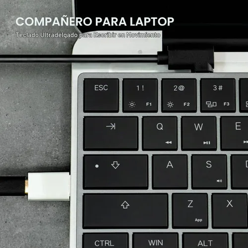 Vista 7 de BAROCCOMiSTEL AIRONE Teclado mecánico, diseño del 65%, interruptor Cherry MX ULP, retroiluminación RGB, cable USB-C, Windows/MacOS/iOS, soporte