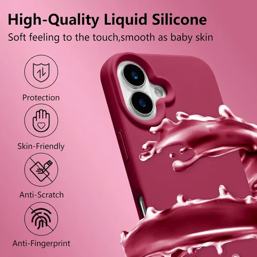 Vista 199 de Funda magnética de silicona para iPhone 13 Pro, color blanco antiguo [Compatible con Magsafe] [Forro de microfibra suave antiarañazos], funda