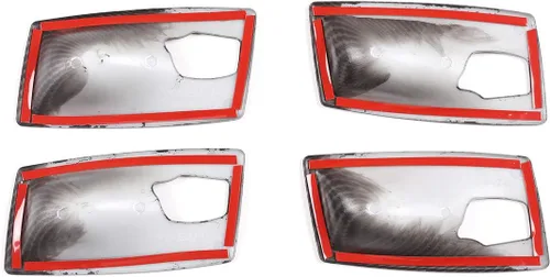 Vista 5 de Adhesivo ABS para manija de puerta interior de automóvil para BMW Serie 5 E60 2006-2009 Accesorios de automóvil (fibra de carbono, 2004-2005)