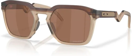 Vista 3 de Oakley OO9533 HSTN SQ Square Sunglasses Cerveza mate/Prizm Tungsteno