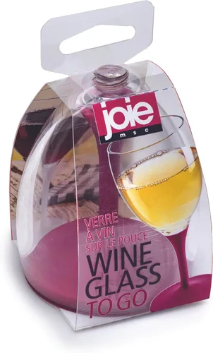 Vista 4 de Joie Copa de vino para llevar, copa de vino portátil, tallo desmontable, sin BPA