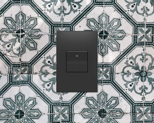 Vista 5 de Legrand adorne 15A - Interruptor de paleta de 1 o 3 vías con placa de pared a juego (acabado grafito), ASPD1532G4
