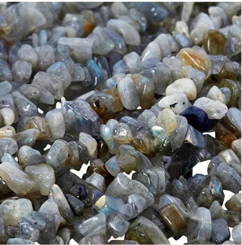 Vista 24 de Adabele Cuentas sueltas de gema de Amazonita azul natural de 31 pulgadas, astillado, con agujero perforado, forma libre, de 5 mm a 8 mm, separador