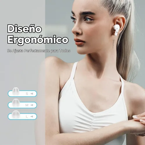 Vista 8 de Beleth Earset Pro1 Auriculares inalámbricos Bluetooth 5.4, conectividad dual, tiempo de reproducción de 50 horas, cancelación de ruido ENC/ANC