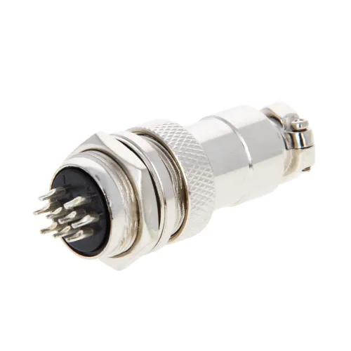 Vista 20 de Heyiarbeit Plata Negro GX12-2 15A 2P Aviación Conector Hembra/Macho Panel de Alambre de Alimentación Chasis Accesorios Conector de Metal Aviación 1