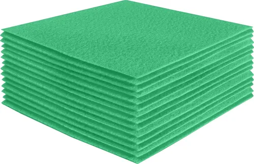 Vista 54 de FabricLA Hojas de fieltro acrílico para manualidades, cuadrados de fieltro precortados suaves de 4 x 4 pulgadas (3.9 in x 3.9 in), utiliza hojas